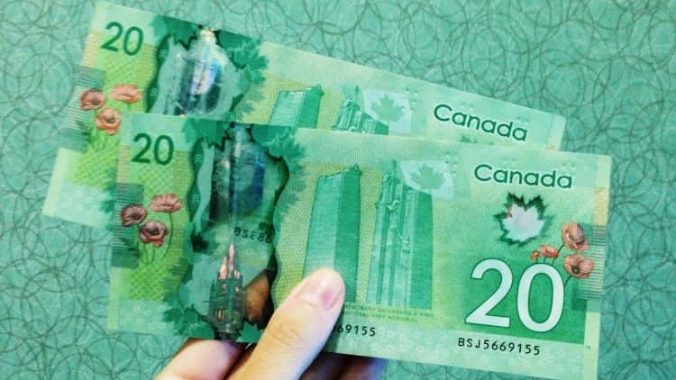 Billets de 20 dollars canadiens